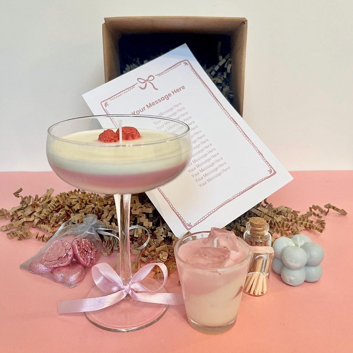 Custom Cocktail Candle Gift Box