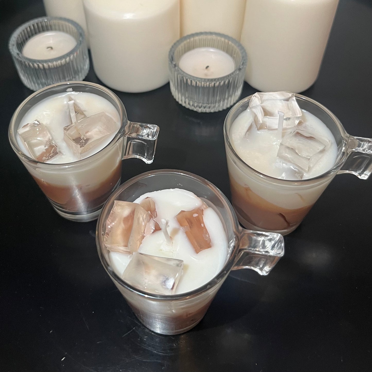 Set of 3 Mini Iced Coffee Candles