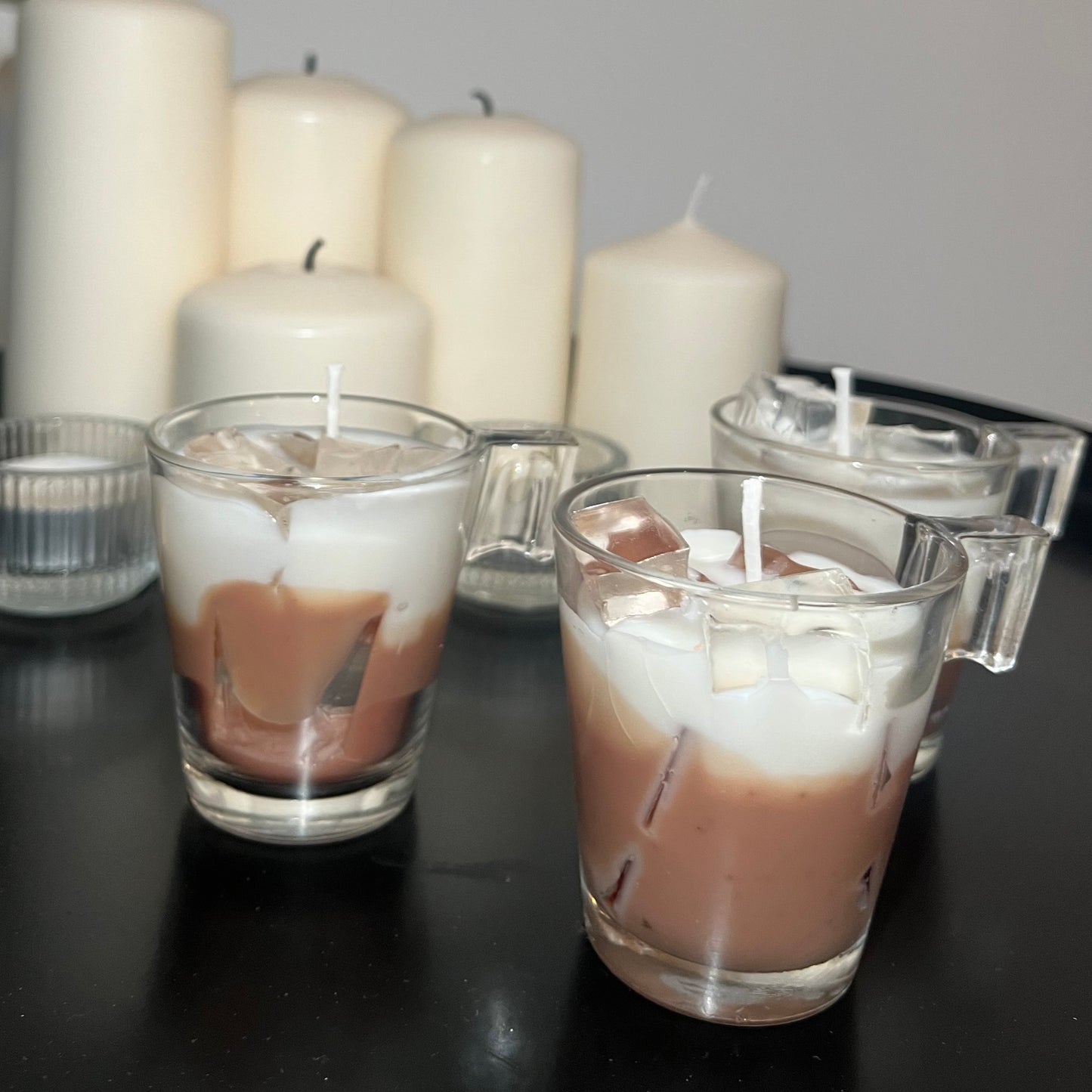 Set of 3 Mini Iced Coffee Candles