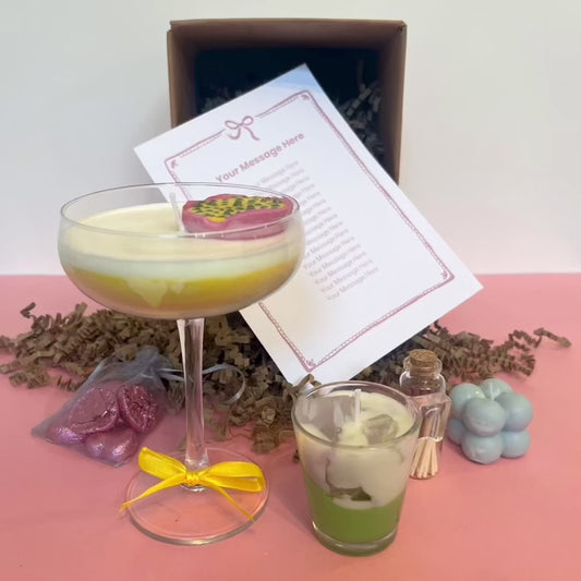 Custom Cocktail Candle Gift Box